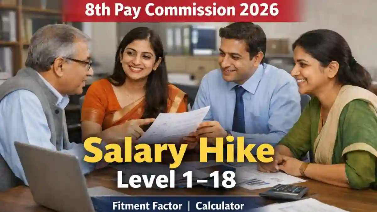 8th Pay Commission salary hike 2026 for central government employees