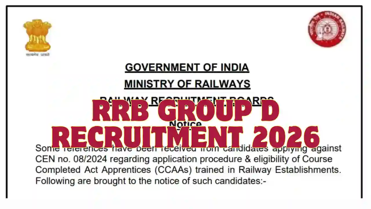 RRB Group D Recruitment 2026