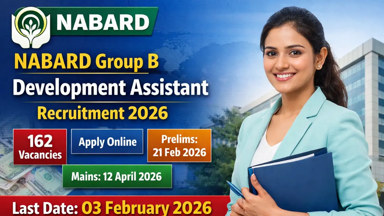 NABARD Group B Development Assistant Recruitment 2026