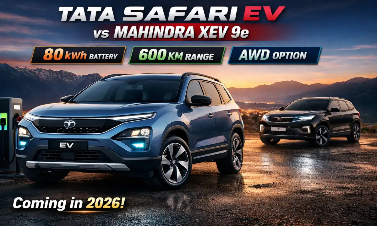 Tata Safari EV Set to Challenge Mahindra XEV 9e