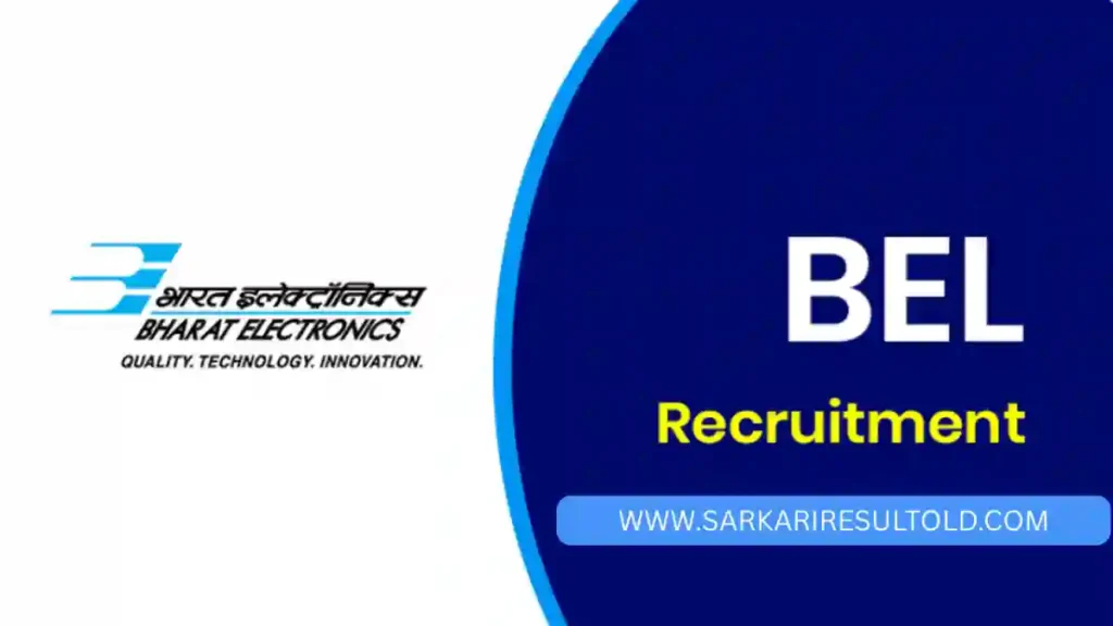 BEL Recruitment 2026