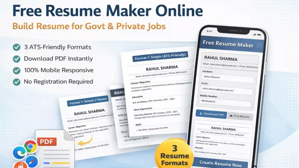 Free Resume Maker Online