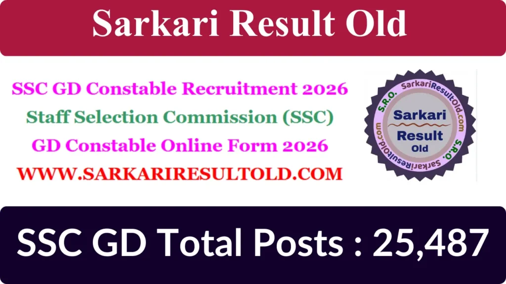 SSC GD Constable Recruitment 2026