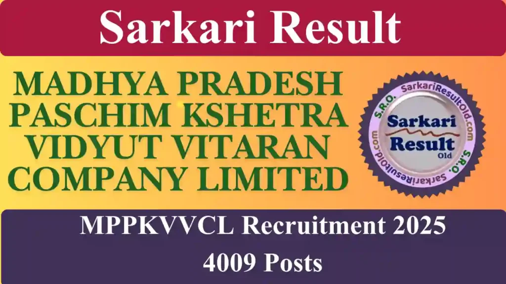 MPPKVVCL Recruitment 2025