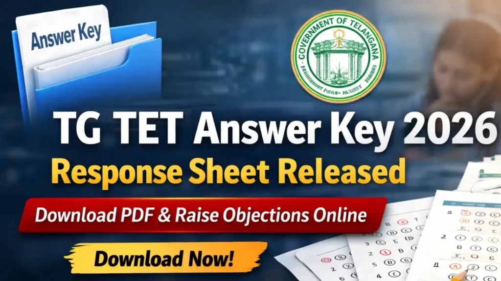TG TET Answer Key 2026 Download Response Sheet
