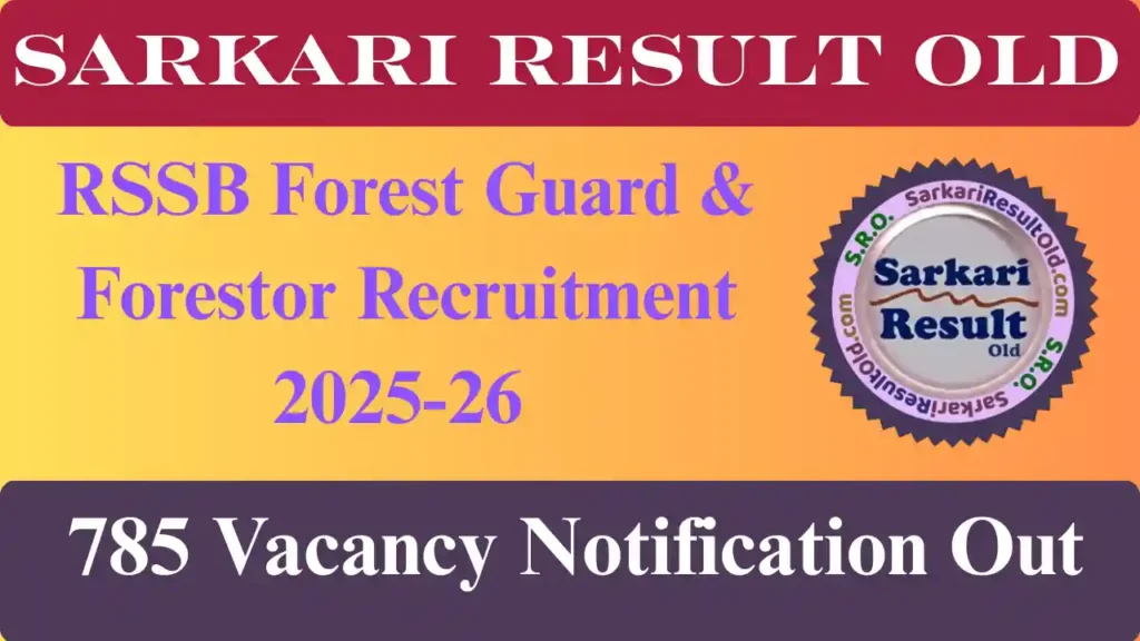 RSSB Forest Guard & Forestor Recruitment 2025