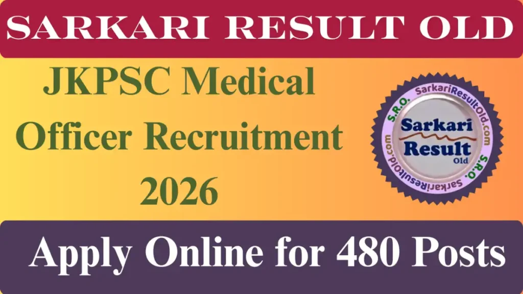 JKPSC Medical Officer Recruitment 2026