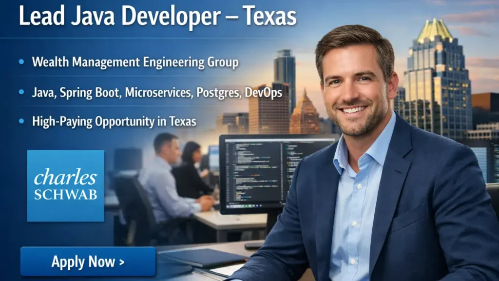 Lead Java Developer Jobs in Texas 2026