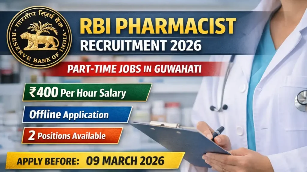 RBI Pharmacist Recruitment 2026