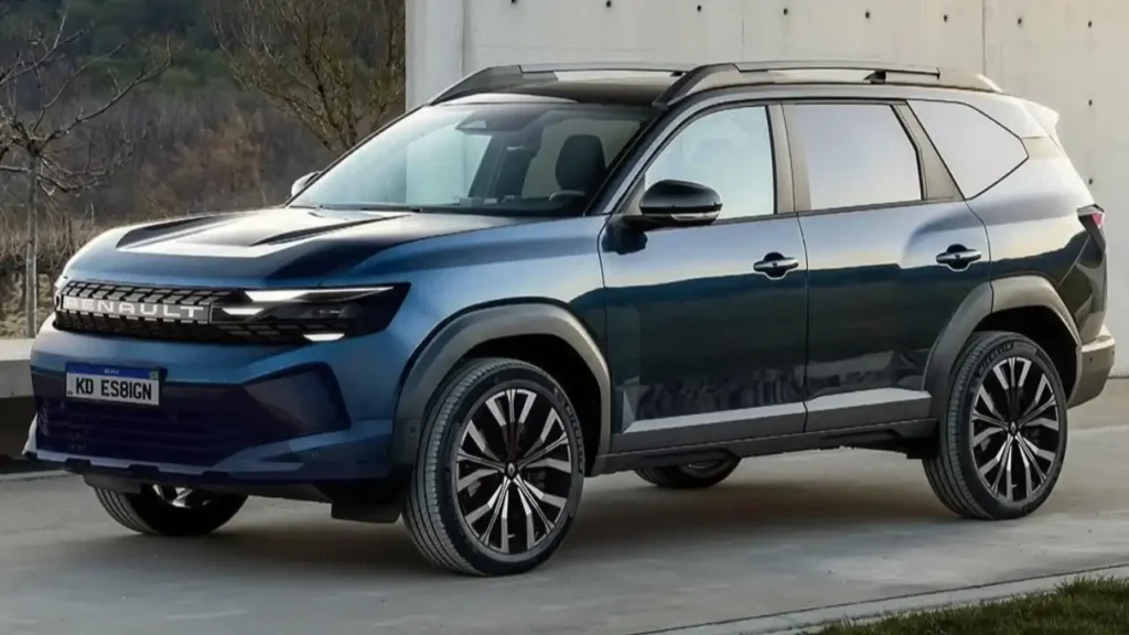 Renault Boreal Bigster SUV front view exterior design expected India launch