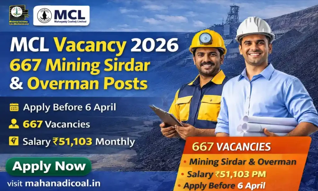 MCL Recruitment 2026