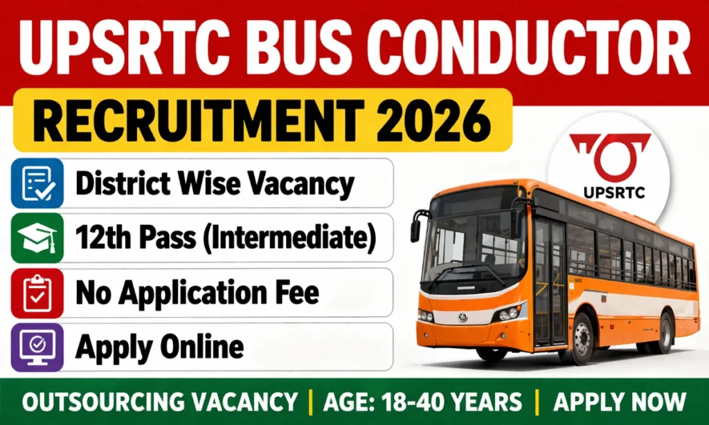UPSRTC Bus Conductor Recruitment 2026