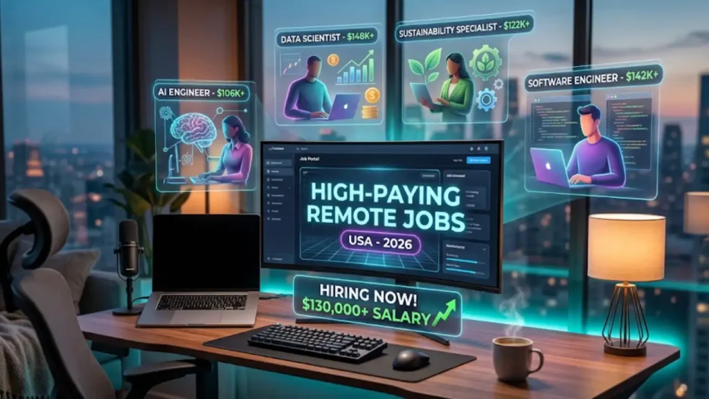 Top 4 Highest Paying Remote Jobs in the USA 2026